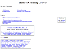 Tablet Screenshot of herbison.com